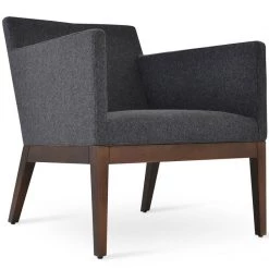 SohoConcept Harput Wood Small Lounge Chair Modern Living