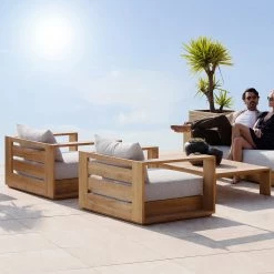 Harbour Outdoor Hayman Teak Arm Chair