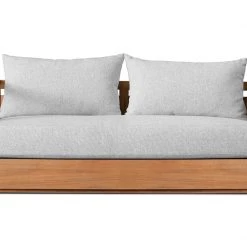 Harbour Outdoor Hayman Teak Two Seater Arm Sofa