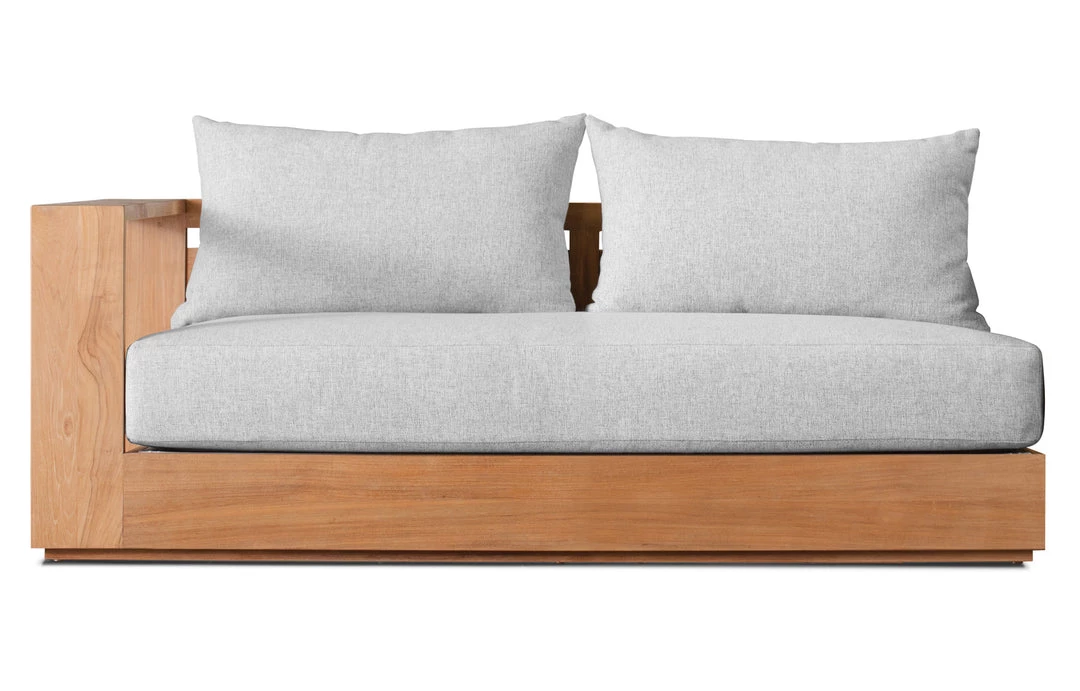 Harbour Outdoor Hayman Teak Two Seater One Arm Sectional Sofa 7 Harbour Outdoor Hayman Teak Two Seater One Arm Sectional Sofa