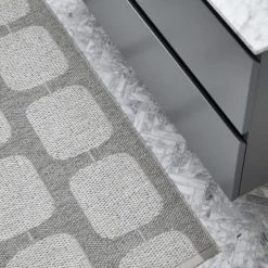 Pappelina Sten Warm Grey & Fossil Grey Runner Rug