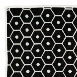 Pappelina Honey Black & Vanilla Blanket Accent Pillows/Throws