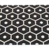 Pappelina Honey Black & Vanilla Runner Rug