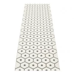 Pappelina Honey Charcoal & Vanilla Runner Rug Rugs