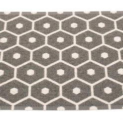 Pappelina Honey Charcoal & Vanilla Runner Rug Rugs