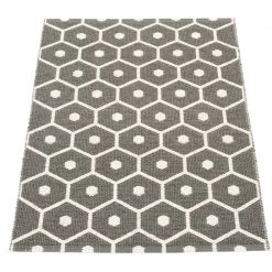 Pappelina Honey Charcoal & Vanilla Runner Rug Rugs