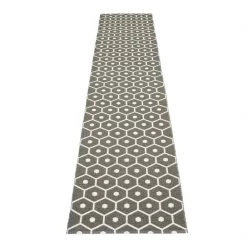 Pappelina Honey Charcoal & Vanilla Runner Rug Rugs