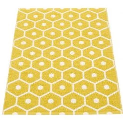 Pappelina Honey Mustard & Vanilla Runner Rug Rugs