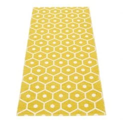 Pappelina Honey Mustard & Vanilla Runner Rug Rugs