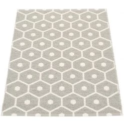 Pappelina Honey Warm Grey & Vanilla Runner Rug Rugs