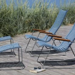 Houe Click Lounge Chair With Bamboo Armrests