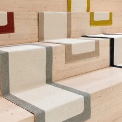 Pappelina Ilda Mustard & Vanilla Runner Rug