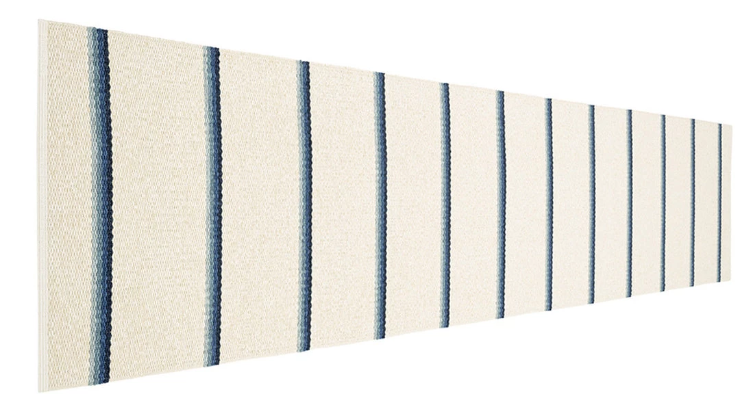 Pappelina Olle Blue & Vanilla Runner Rug 4 Pappelina Olle Blue & Vanilla Runner Rug