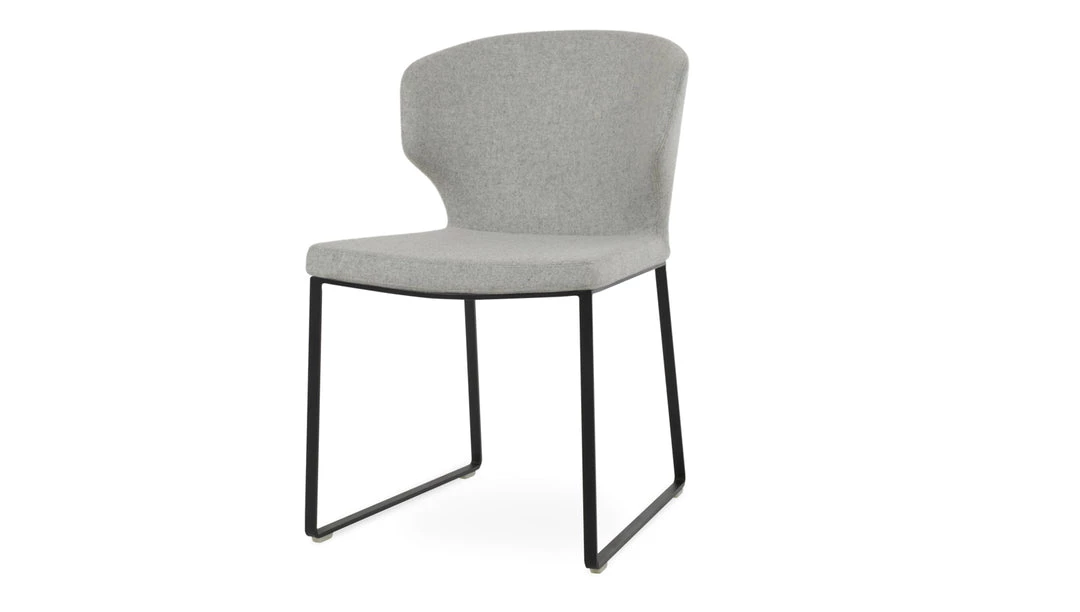 SohoConcept Modern Dining Amed +(Plus) Sled Dining Chair 4 SohoConcept Modern Dining Amed +(Plus) Sled Dining Chair