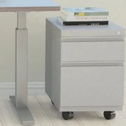 Scale 1:1 Met 2 Drawer Mobile Storage & File