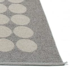Pappelina Hugo Granit Metallic Rug