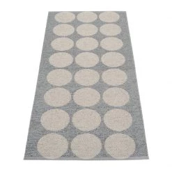 Pappelina Hugo Granit Metallic Runner Rug