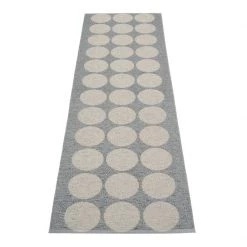 Pappelina Hugo Granit Metallic Runner Rug