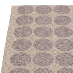 Pappelina Hugo Metallic Mud & Mud Rug Rugs