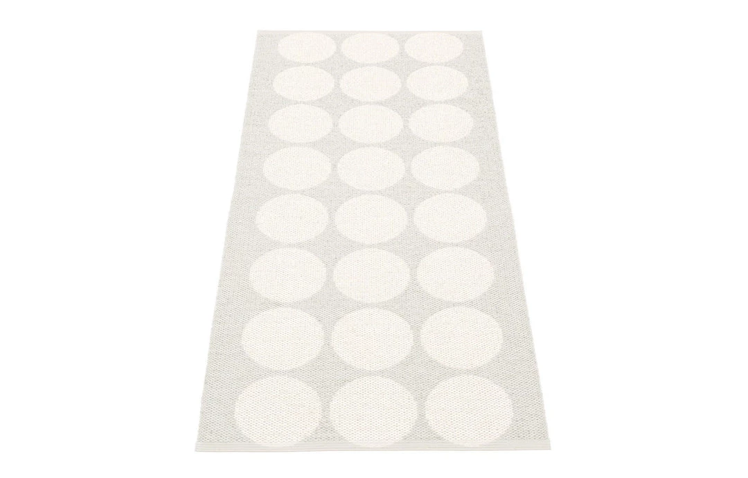 Pappelina Hugo Metallic White & Fossil Grey Runner Rug Rugs 3 Pappelina Hugo Metallic White & Fossil Grey Runner Rug Rugs