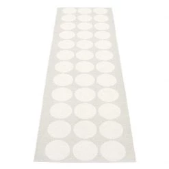 Pappelina Hugo Metallic White & Fossil Grey Runner Rug Rugs 27 Pappelina Hugo Metallic White & Fossil Grey Runner Rug Rugs