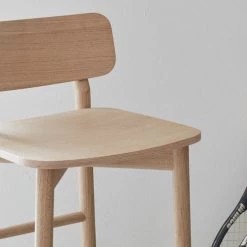 Skagerak Denmark Hven Oak Low Bar Stool