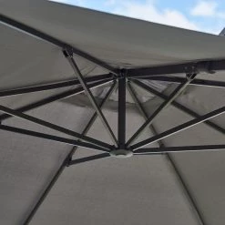 Cane-Line Hyde Luxe Hanging Parasol With Base Umbrellas & Sunshades