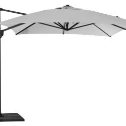 Cane-Line Hyde Luxe Hanging Parasol With Base Umbrellas & Sunshades