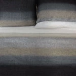 Area Modern Bedroom INES Grey Linen Duvet