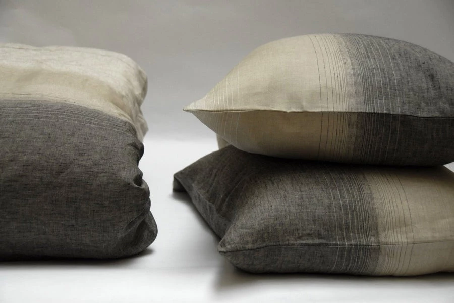 Area Modern Bedroom INES Sand Linen Pillowcase (pair) 5 Area Modern Bedroom INES Sand Linen Pillowcase (pair)