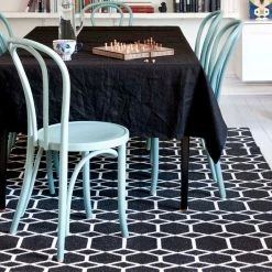 Brita Area Rugs Ingrid Black Rug