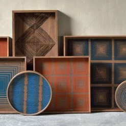 Ethnicraft Ink Square Glass Tray