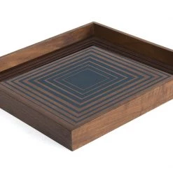 Ethnicraft Ink Square Glass Tray