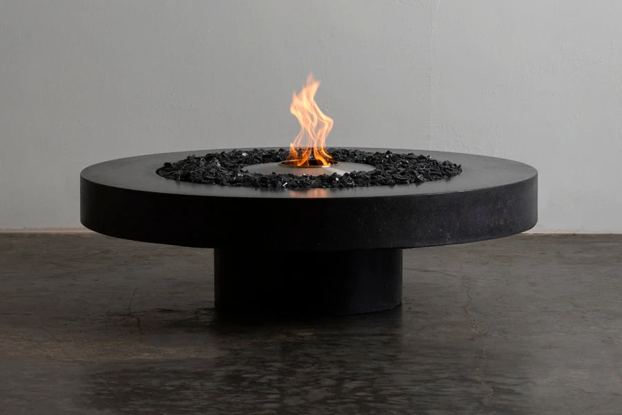 James De Wulf Floating Fire Table 7 James De Wulf Floating Fire Table