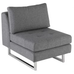 Nuevo Janis Single Seater Armless Sofa