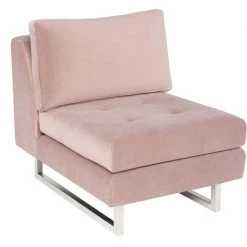 Nuevo Janis Single Seater Armless Sofa