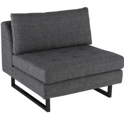 Nuevo Janis Single Seater Armless Sofa