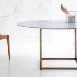 DK3 Modern Dining Jewel Marble Round Dining Table