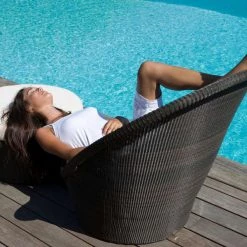 Cane-Line Kingston Sunchair With Wheels