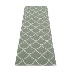 Pappelina Kotte Army & Sage Runner Rug