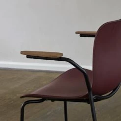 NORR11 Modern Dining Langue Stack Armrest Soft Steel Dining Chair 25 NORR11 Modern Dining Langue Stack Armrest Soft Steel Dining Chair