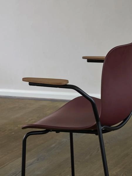 NORR11 Modern Dining Langue Stack Armrest Soft Steel Dining Chair 7 NORR11 Modern Dining Langue Stack Armrest Soft Steel Dining Chair