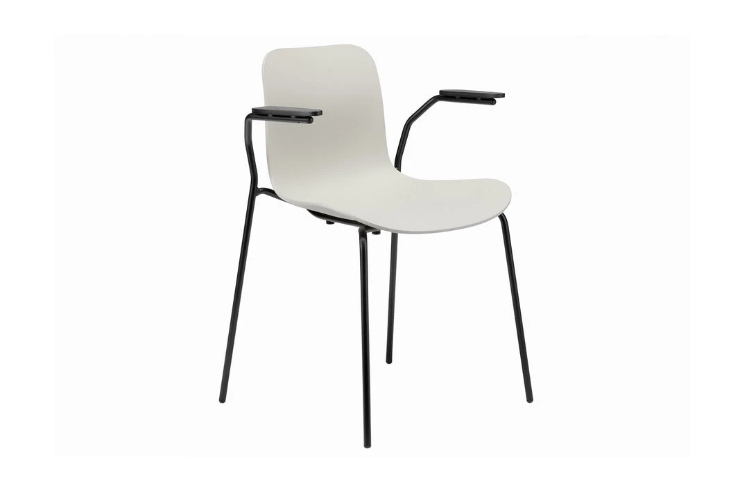 NORR11 Modern Dining Langue Stack Armrest Soft Steel Dining Chair 10 NORR11 Modern Dining Langue Stack Armrest Soft Steel Dining Chair