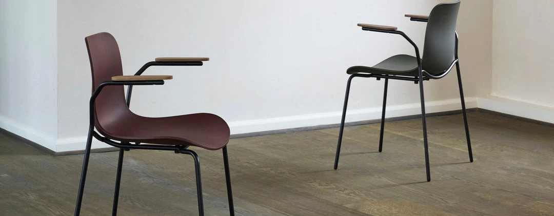 NORR11 Modern Dining Langue Stack Armrest Soft Steel Dining Chair 4 NORR11 Modern Dining Langue Stack Armrest Soft Steel Dining Chair