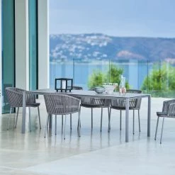 Cane-Line Lava Grey Aluminum Lightbox