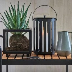 Cane-Line Lava Grey Aluminum Lightbox