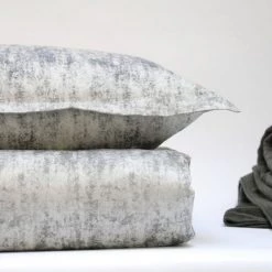 Area Modern Bedroom Leo Grey Cotton Sham