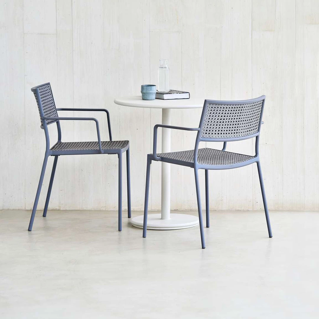 Cane-Line Less Stackable Dining Armchair 6 Cane-Line Less Stackable Dining Armchair