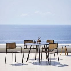 Cane-Line Less Stackable Dining Armchair 20 Cane-Line Less Stackable Dining Armchair