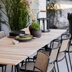 Cane-Line Modern Lighting Lightlux Lantern With Teak Handle